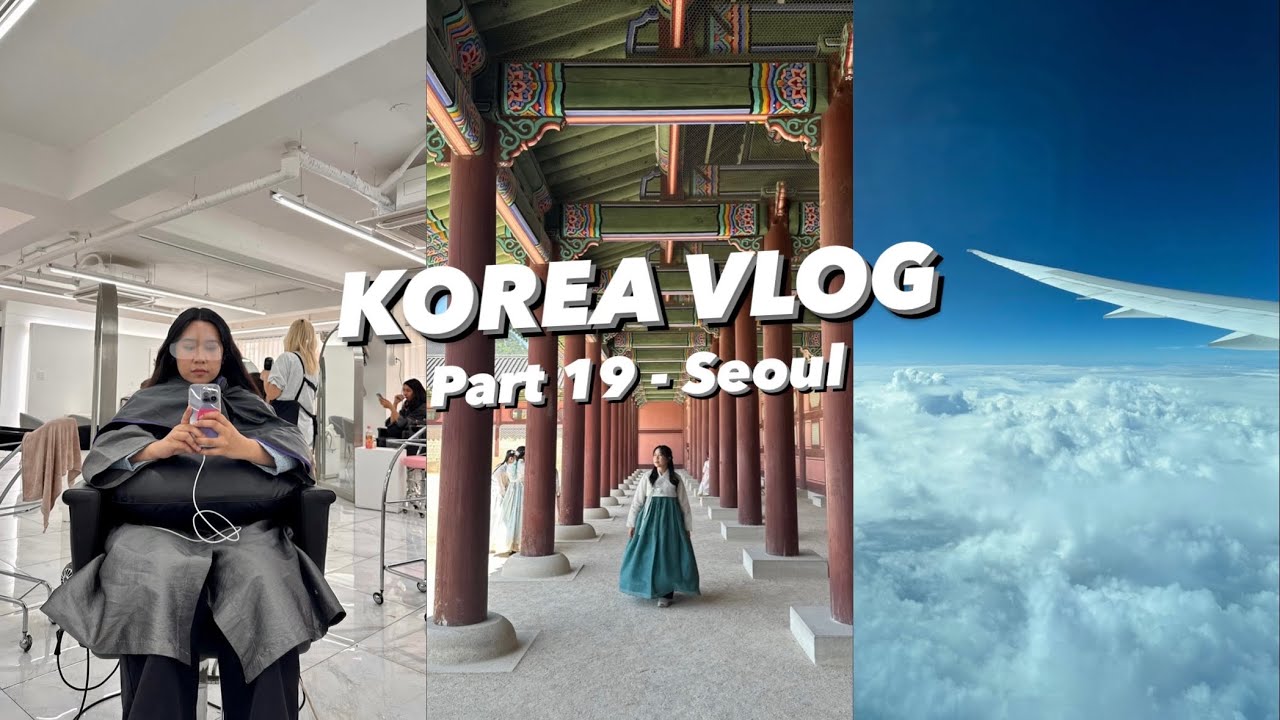 KOREA VLOG Part 19 | Last 2 days in Seoul (Wearing a hanbok to Gyeongbokgung Palace)