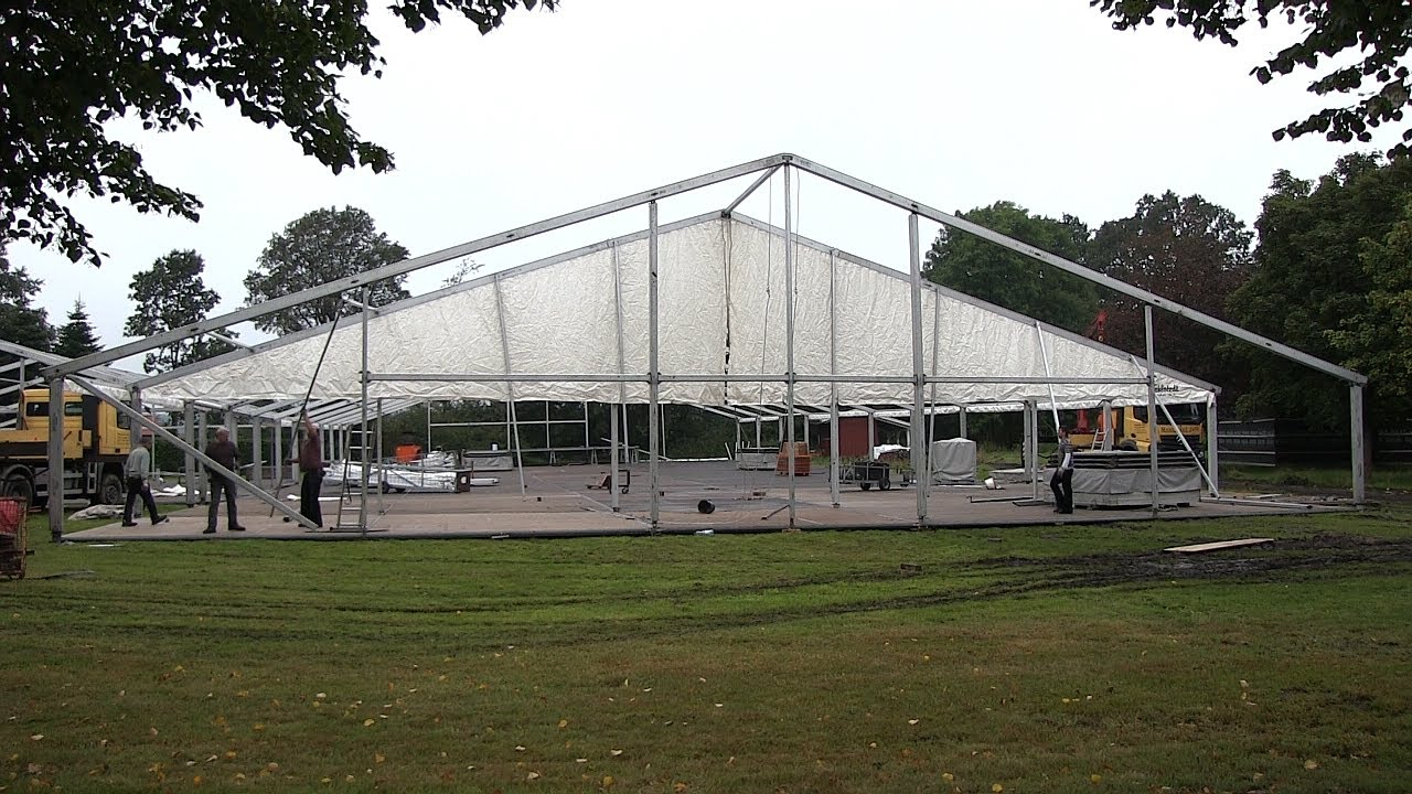 Revenahe Oktoberfest  / Festzelt-Aufbau / Time Lapse
