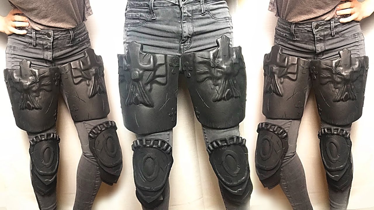 How to Make Easy Medieval Leg Armor [Crusader Cosplay from Diablo III]