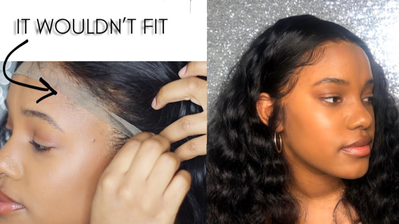 How I Apply a Small Wig on a Larger Head ft. ALIPEARL HAIR