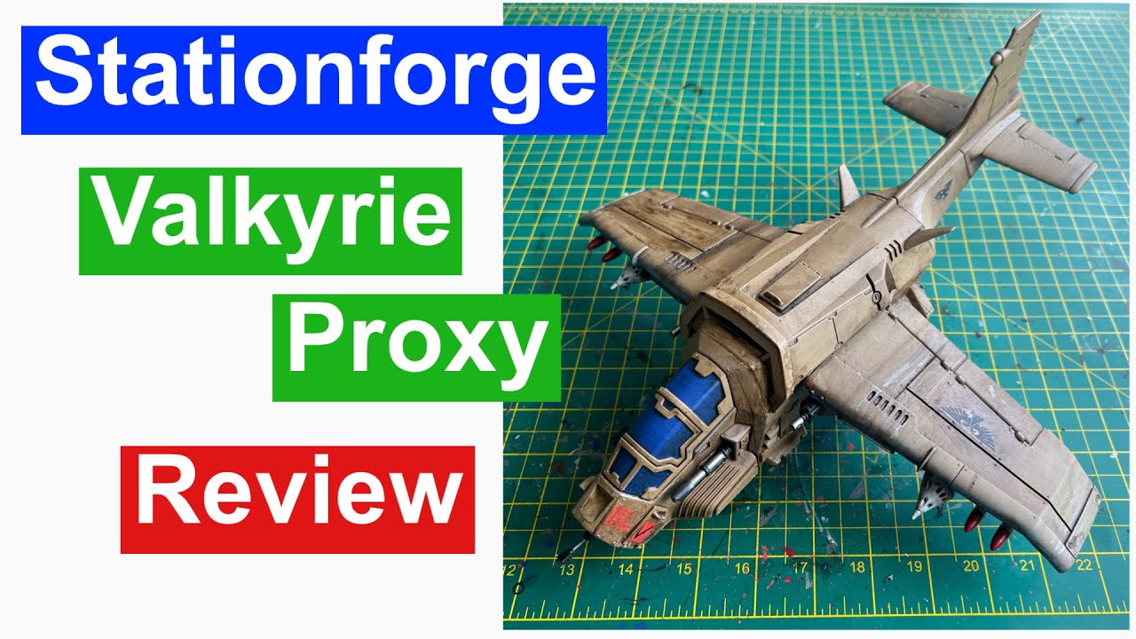 Stationforge Vaskar Skyfire.  40k Proxy Valkyrie