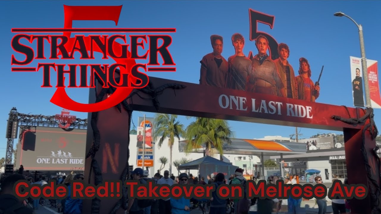 «Очень странные дела» выходят на Мелроуз-авеню | NETFLIX x CICLAVIA