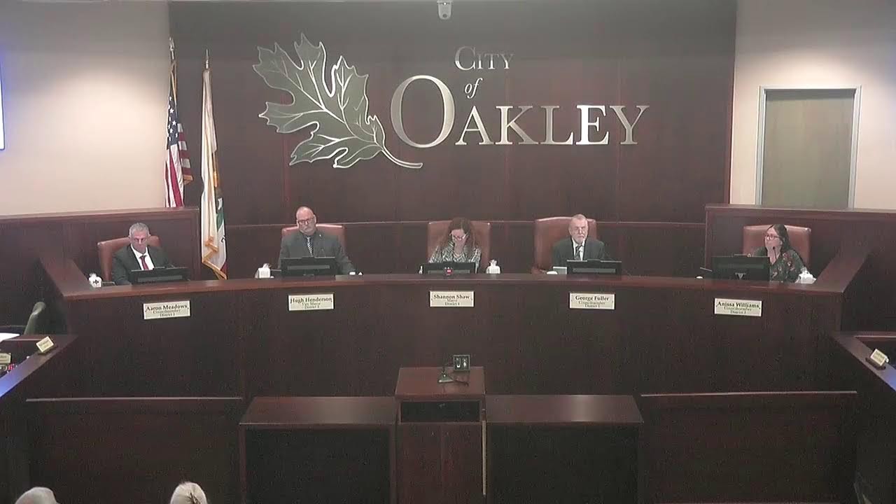 Regular Joint Meeting of the Oakley City Council December 9, 2025