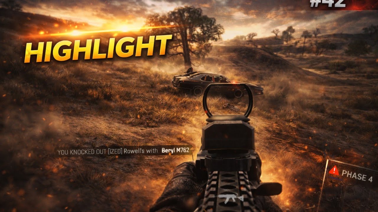 INSANE 1v4 CLUTCH 🔥 | PUBG PC Headshot Highlights