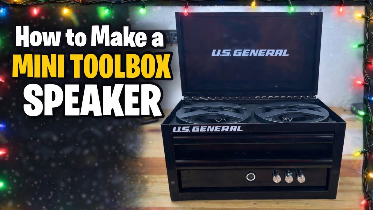 How to Make a Mini Toolbox Speaker - A G.H.M. Christmas Special 