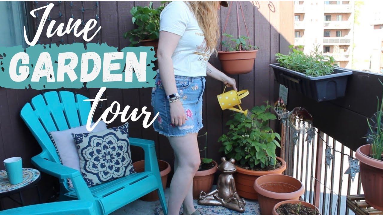 Spring Container Garden Tour | Urban Balcony Garden