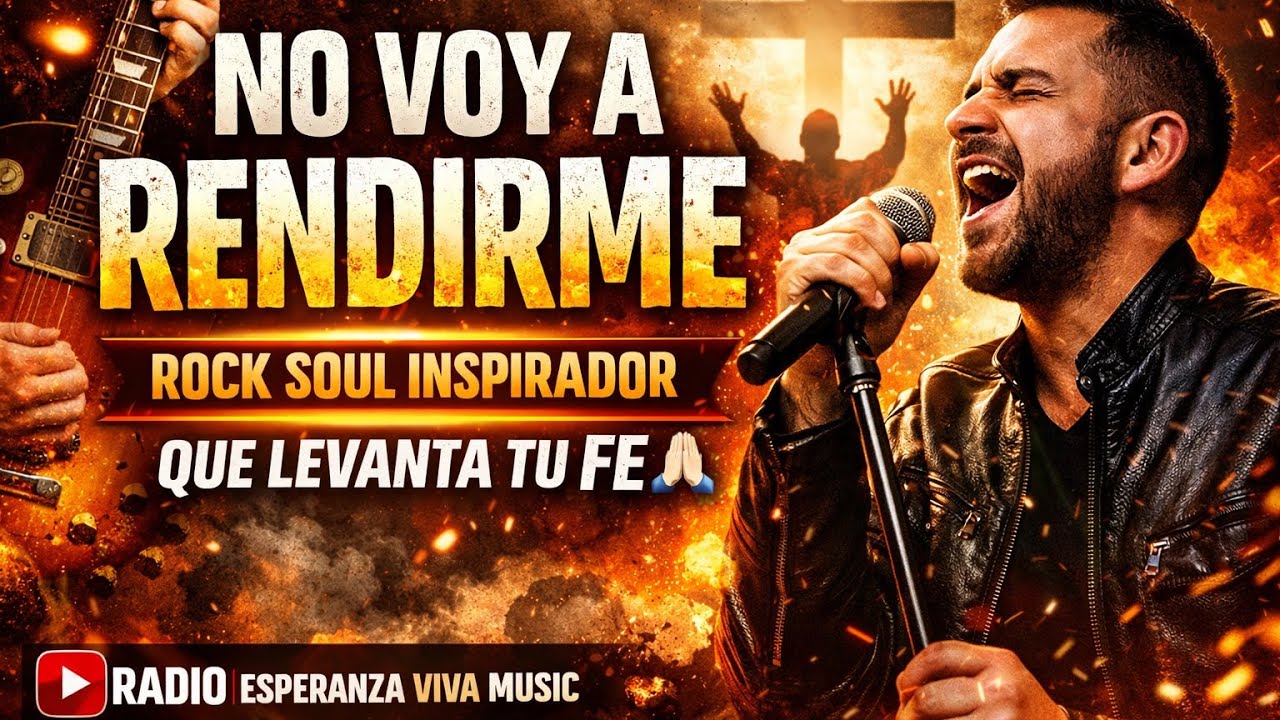 🔥🎤 NO VOY A RENDIRME | Rock Soul Inspirador Que Levanta Tu Fe 🙌
