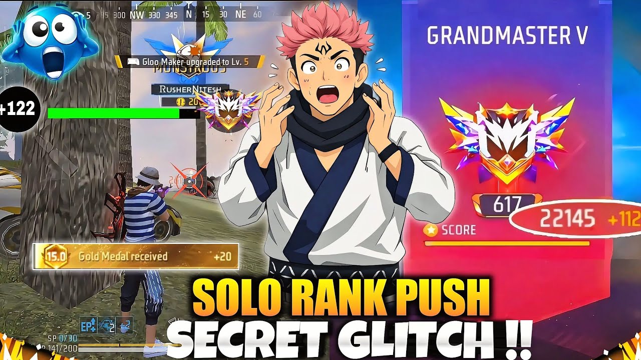 (100% Working ✅) Solo Rank Push Tips and Tricks | Best Character Combination | Br  Rank Glitch 