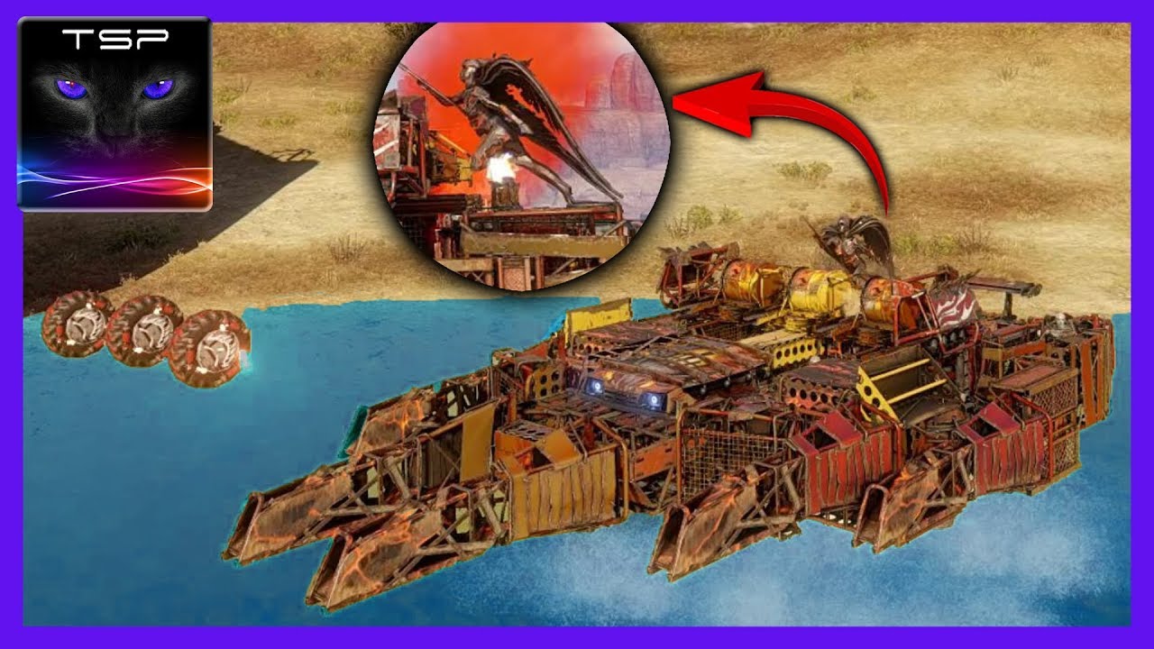 Crossout #452 - FIRE ANGEL - 3x Fortunes + Harpy Cabin Hover Tank Build