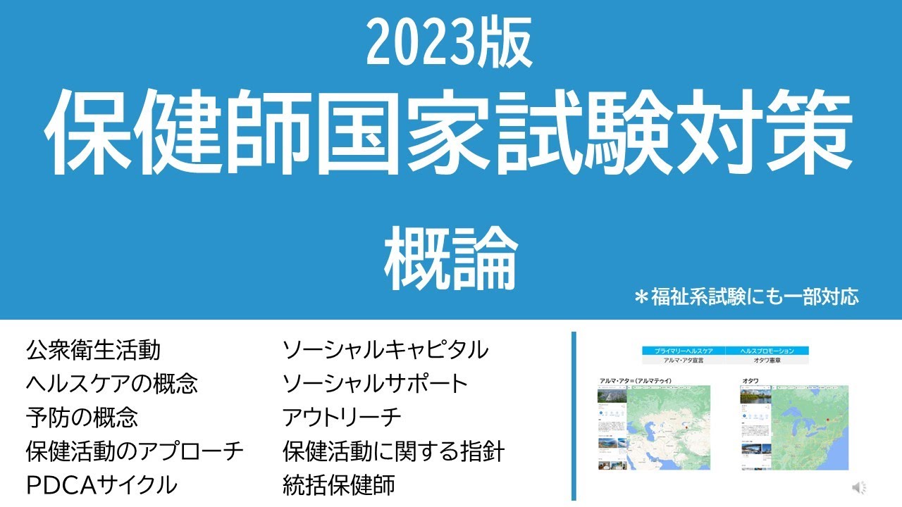 2023保健師国家試験対策・概論