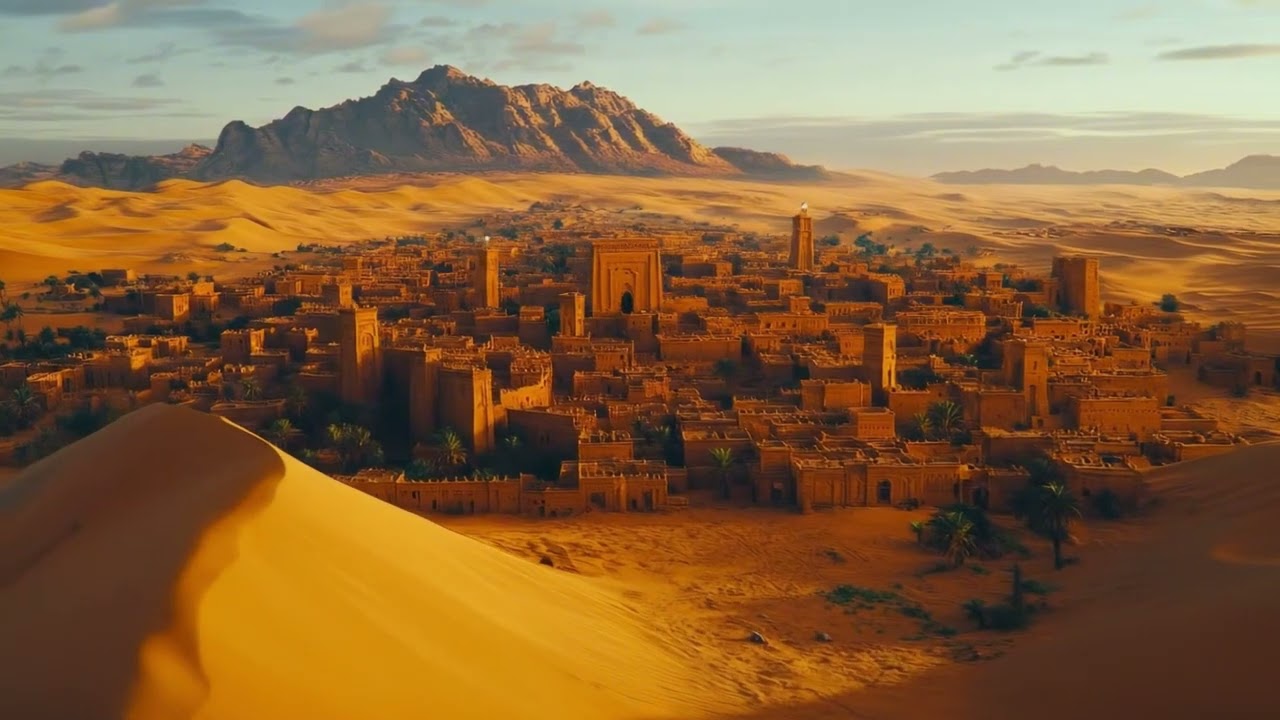 Cinematic AI Footage of an Ancient Arabian City | History Visuals for Creators - No Copyright