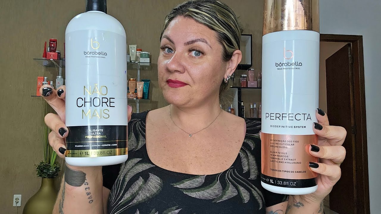PROGRESSIVA BORABELLA☆QUAL EU GOSTEI MAIS,NAO CHORE MAISX PERFECTA?VEM🥰 #cabelo#progressivasemformol