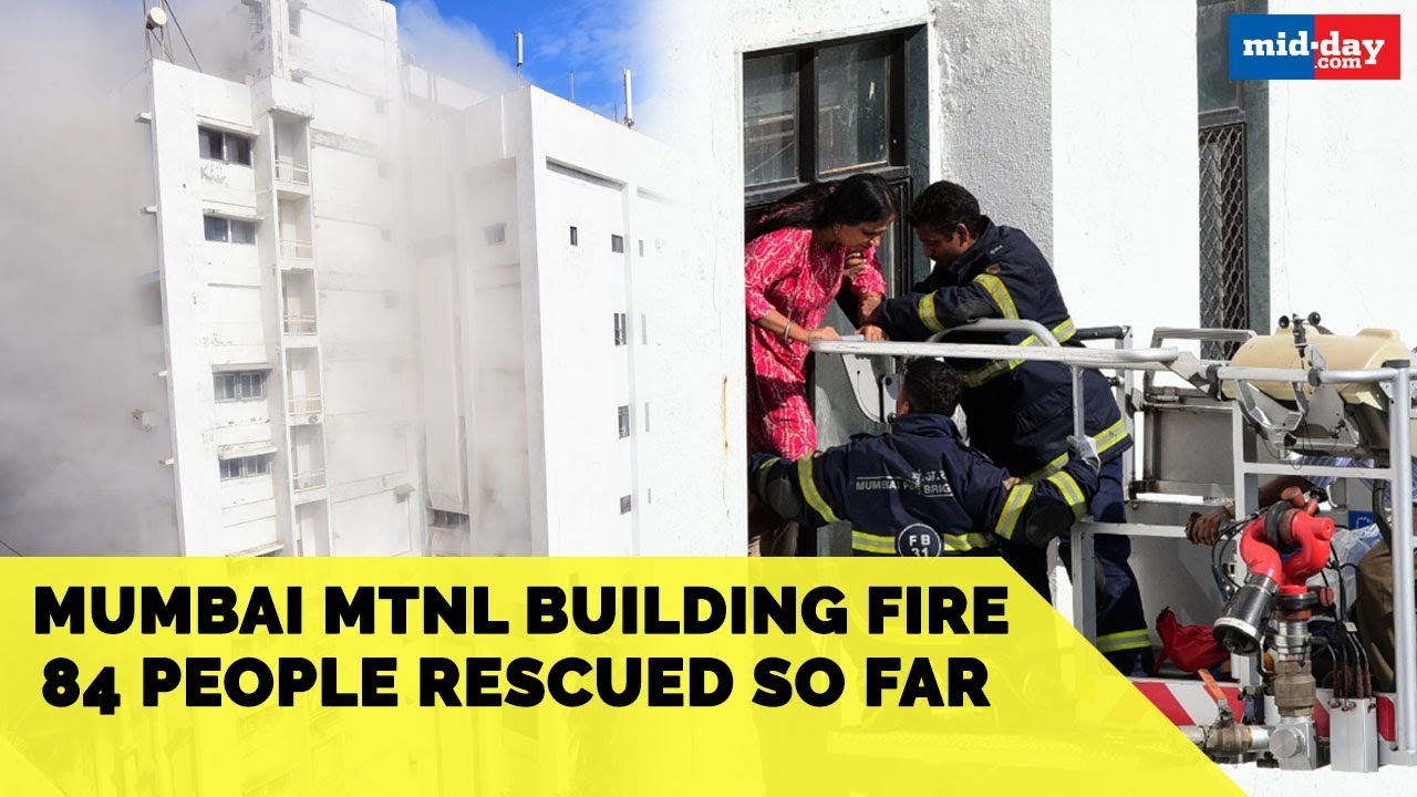 Mumbai MTNL building fire: 84 people rescued so far