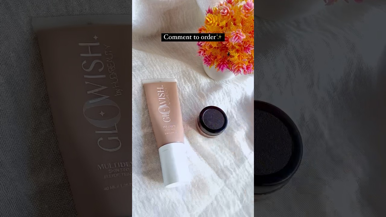 Huda beauty Glowish multidew skin tint sample✨Check description for more details💕 #explore #shorts