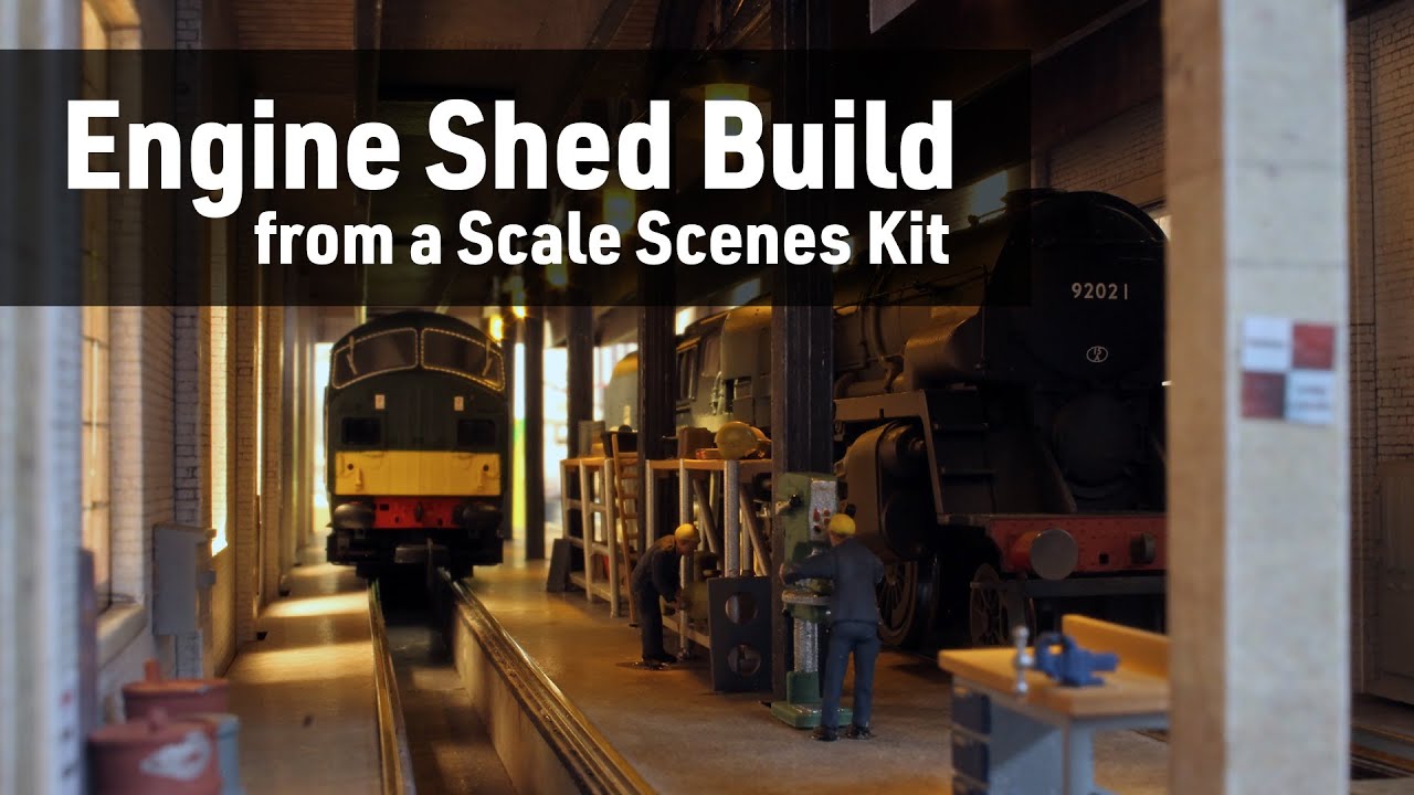 Scale Scenes North Light Engine Shed Build