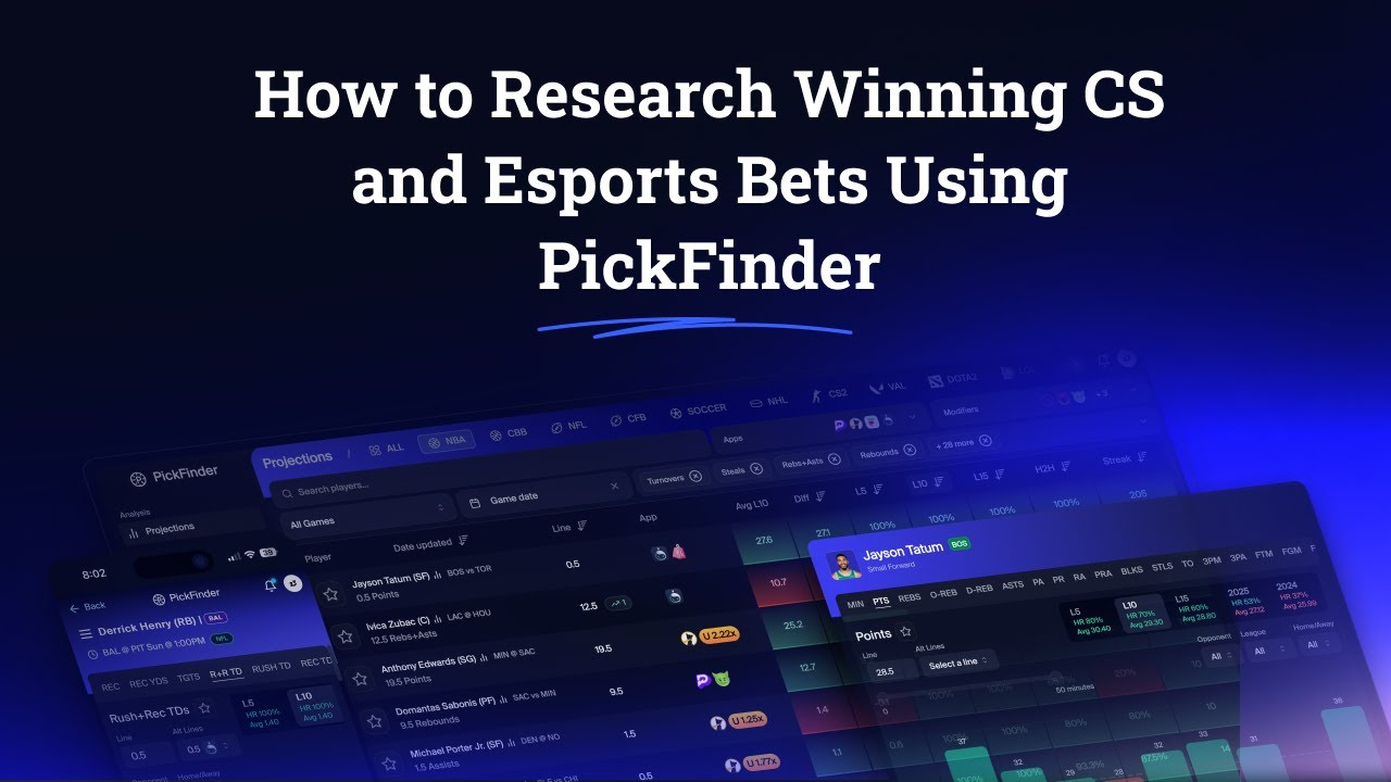 Researching Winning CS2 and Esports Parlays: PickFinder Research Guide