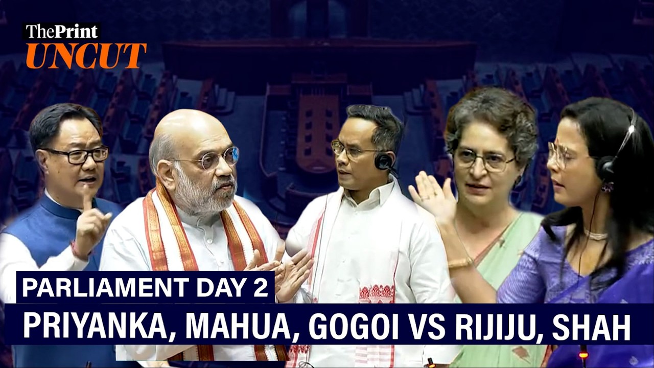 Parl Showdown: Oppn Vs Govt Over Motion To Remove Speaker Om Birla, Mahua's Scathing Attack