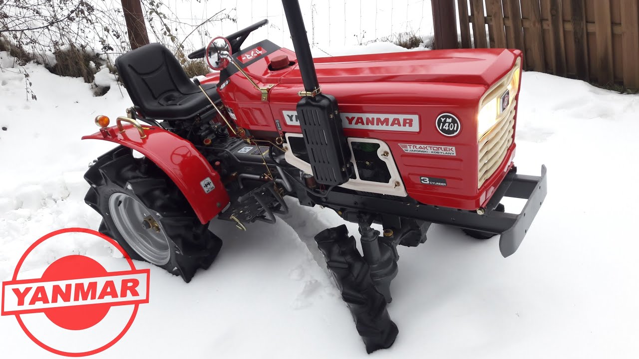Yanmar YM1401D 4x4 14KM V2 Mini Traktorek Japoński / Japanese Compact Tractor