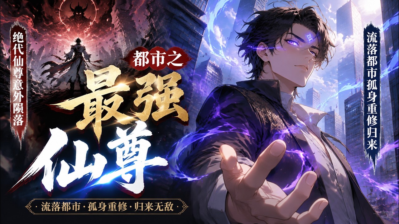 《都市之最强仙尊》EP1~500绝代仙尊意外陨落，流落都市孤身重修归来。#穿越。#修仙 #都市 #动漫 #热血 #南风故事会