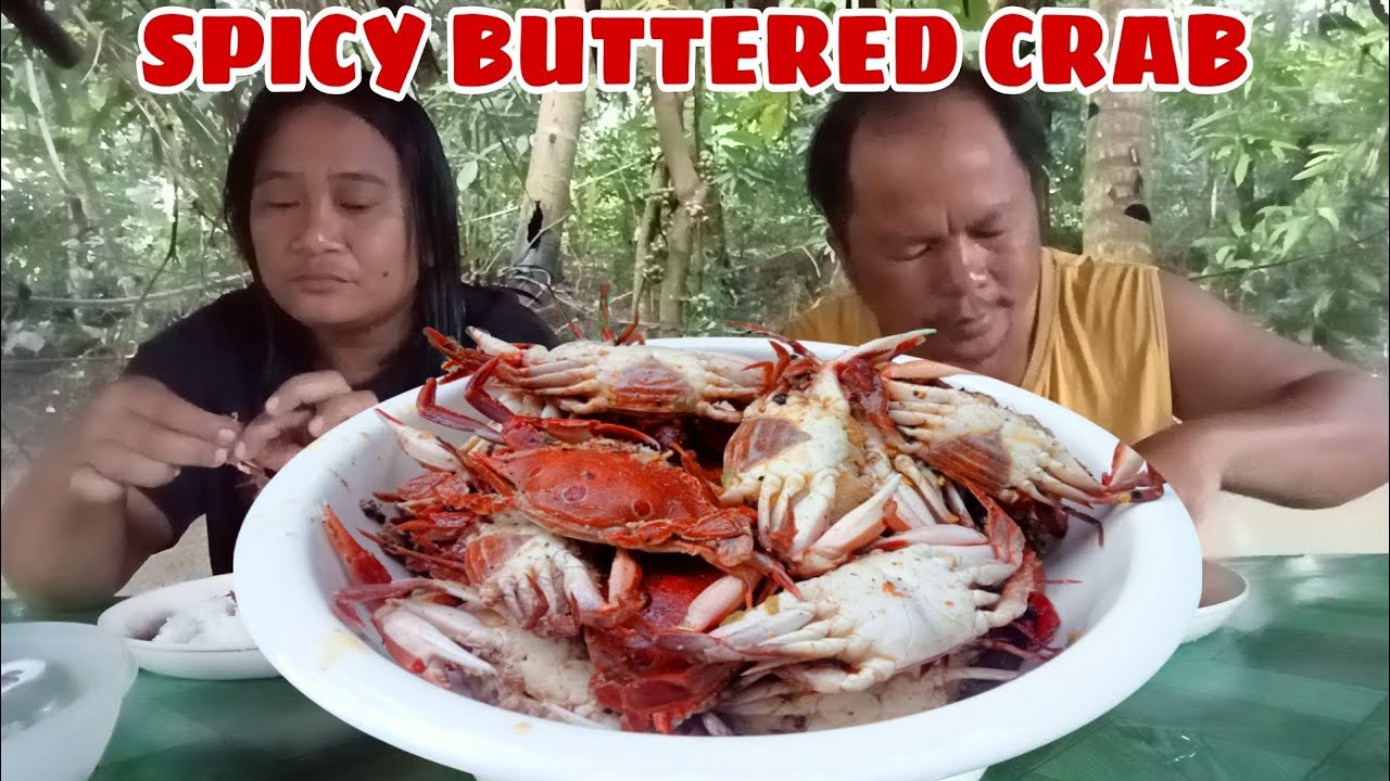 SPICY BUTTERED CRAB #lutongbahayrecipe #food 