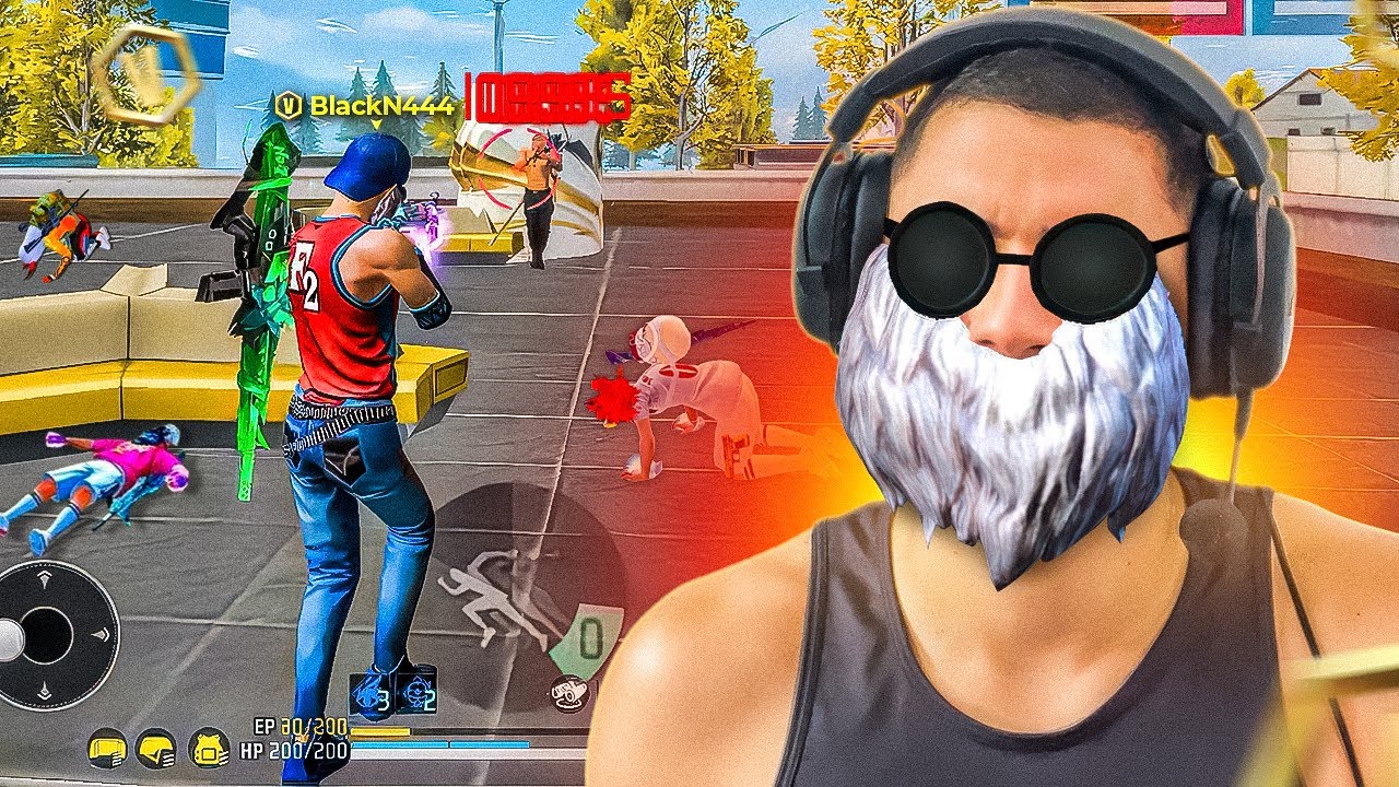 VIREI O BLACKN444 E FIZ MAIS DE 40 KILLS NO SOLO VS SQUAD!😱🔥 FREE FIRE MOBILE! JACKsx FF
