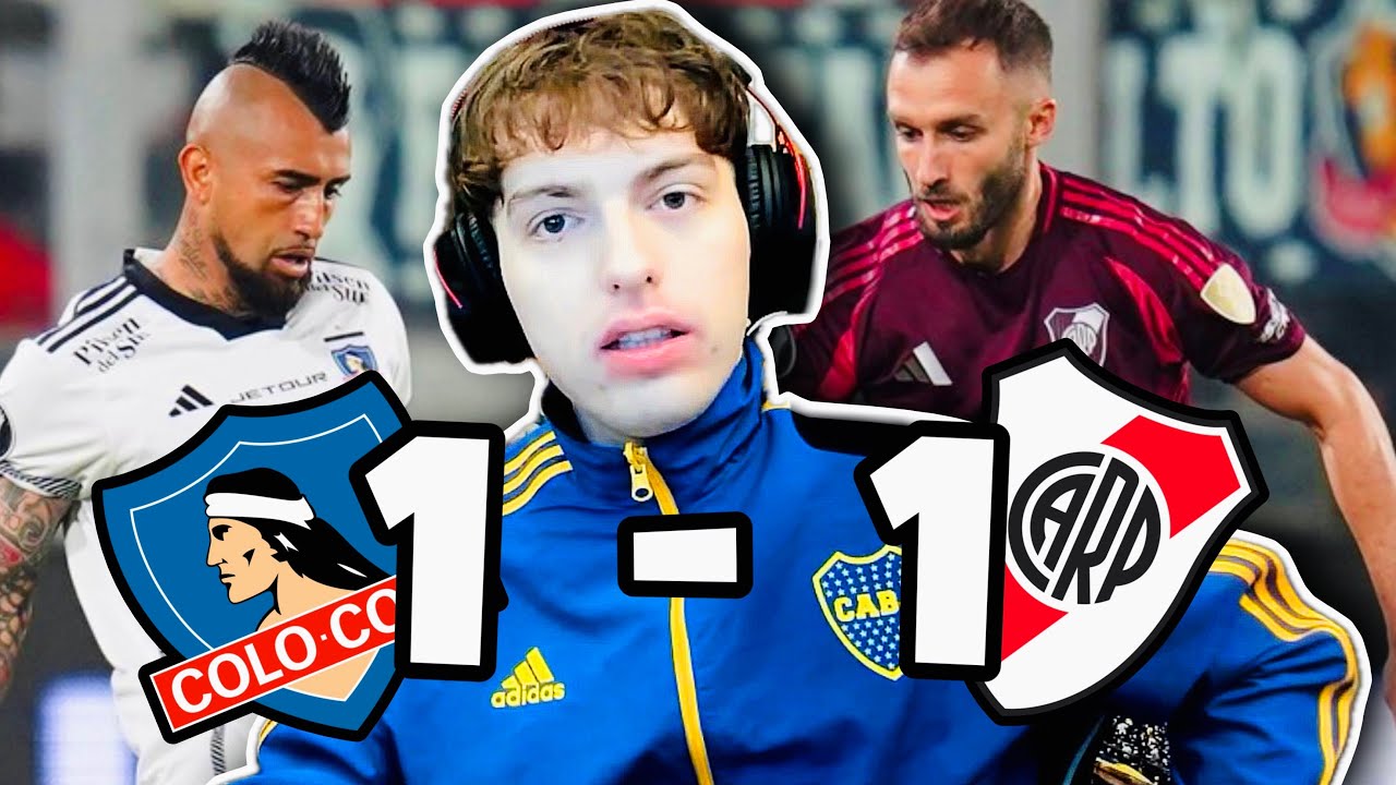 DAVO REACCIONA A COLO COLO 1 - 1 RIVER | COPA LIBERTADORES