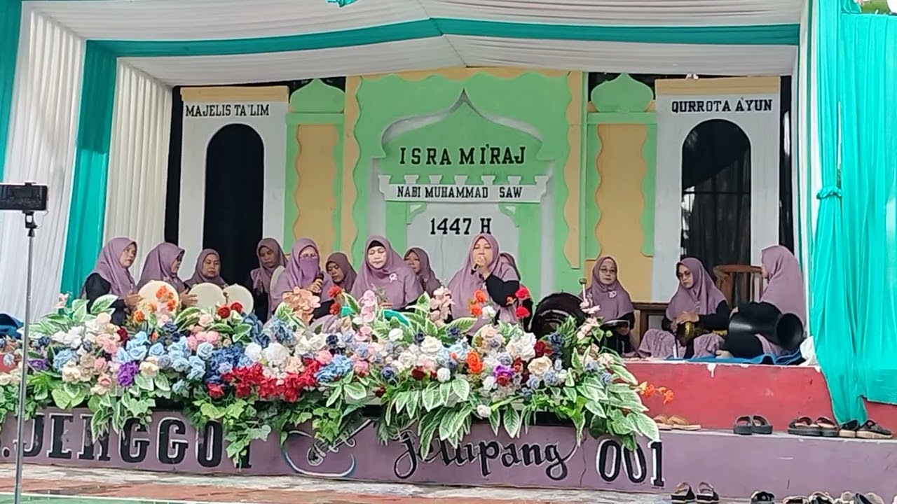 Team Hadroh Humairoh Isra Miraj Nabi Muhammad SAW, 1447 H/8 Febuari 2026 di Kel. Jlpg Serut Tangsel