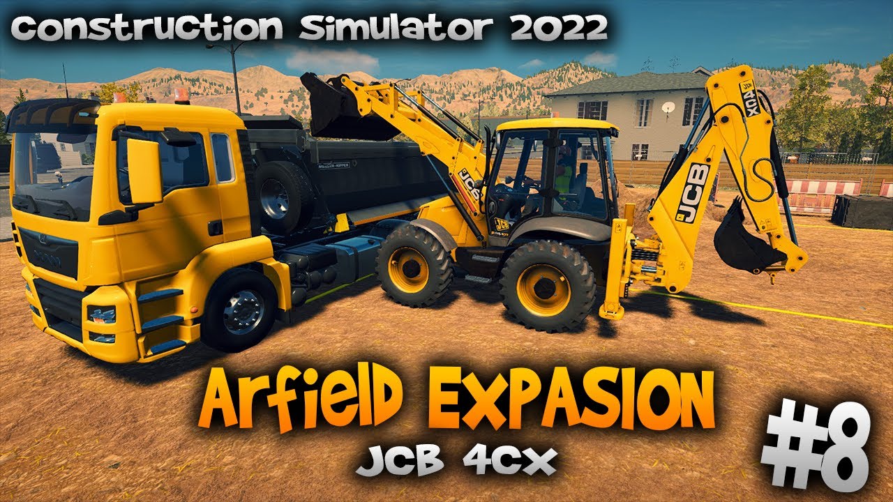 Construction simulator 2022 👷 Airfield Expansion 👷 JCB 4CX