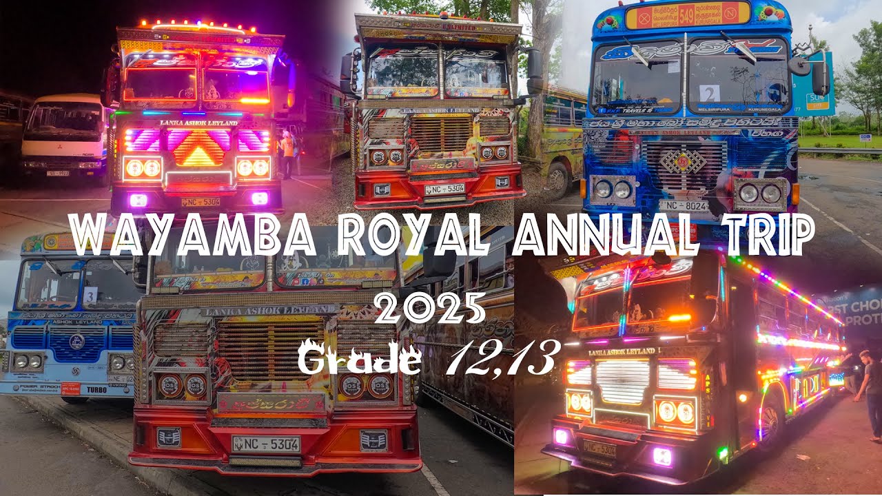 WAYAMBA ROYAL COLLEGE ANNUAL TRIP 2025 GRADE 12,13