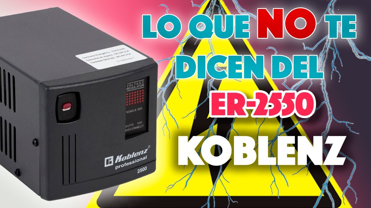 Regulador Koblenz ER-2550 reseña completa /Guía, tips y precio  🔌⚡