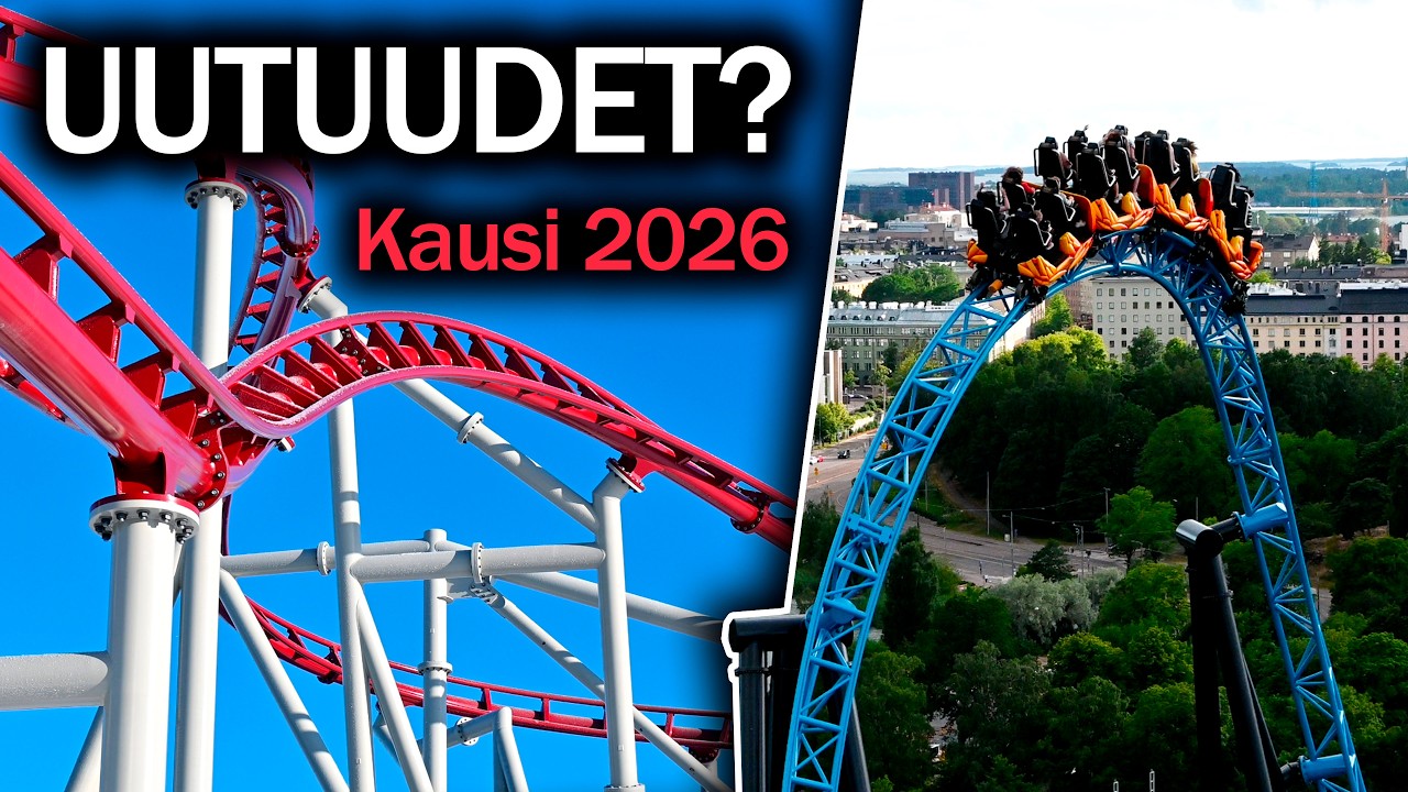 UUTUUDET Suomen huvipuistoissa? - Huvipuistokausi 2026