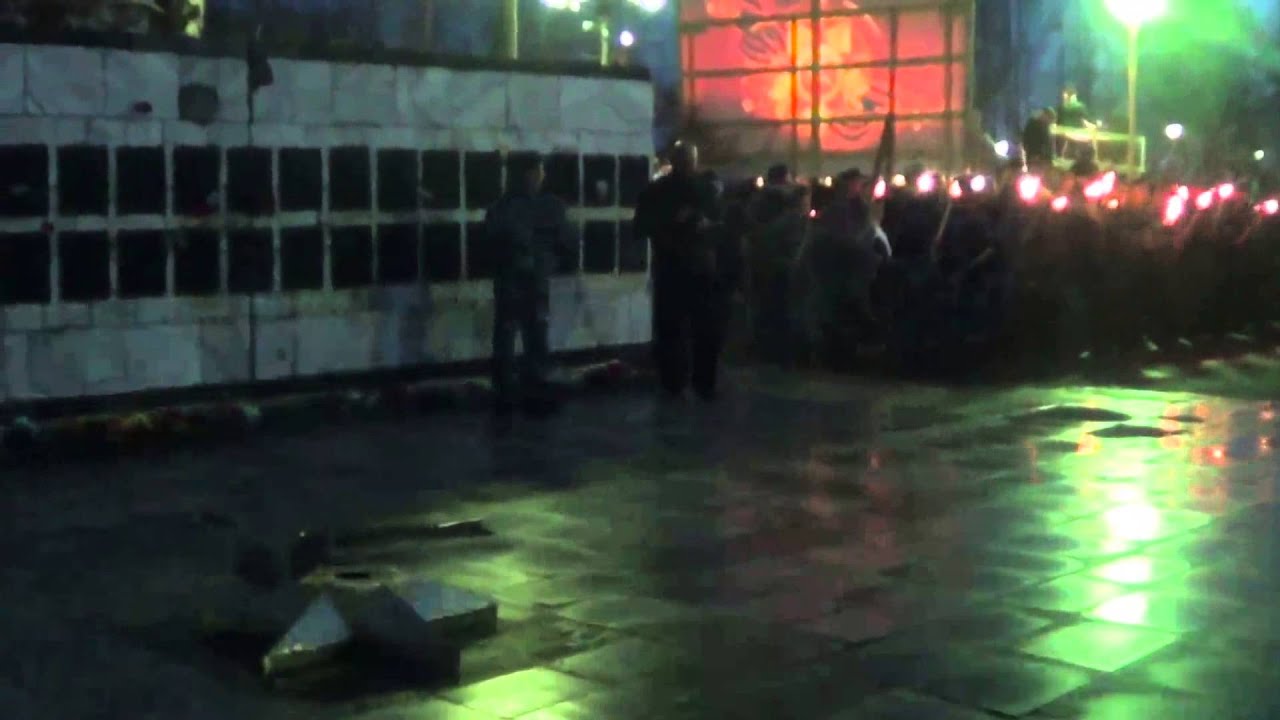 Омутнинск. Факельное шествие 8 мая 2013