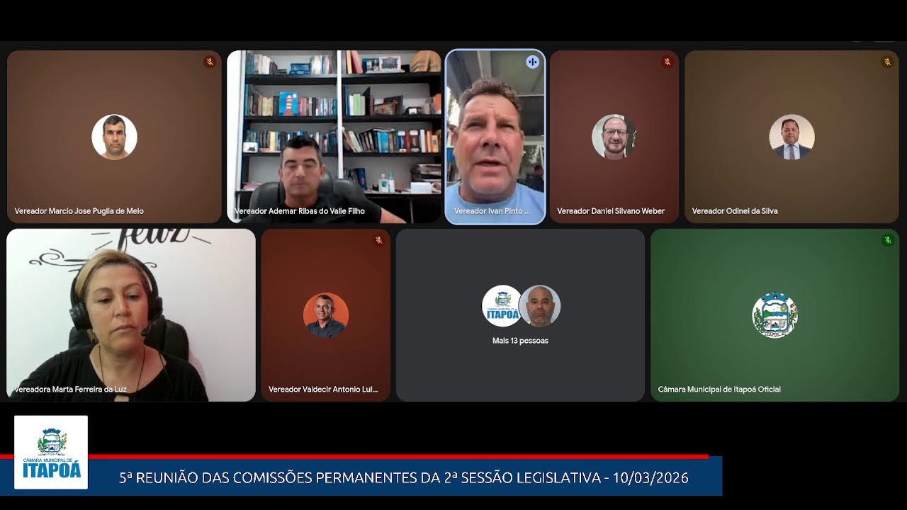 5ª Reunião das Comissões Permanentes da 2ª Sessão Legislativa da 10ª Legislatura - 10/02/2026