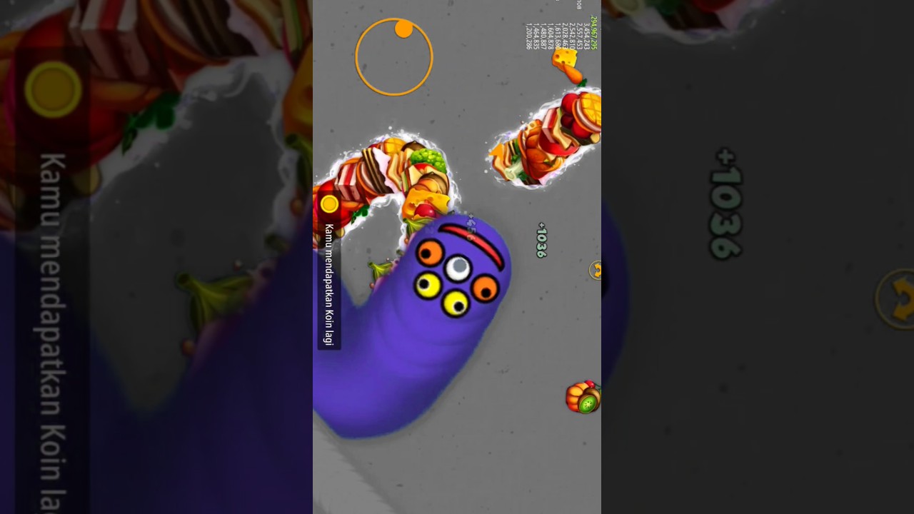 Worms Zone Magic Gameplay 🐍 #1014 #shorts