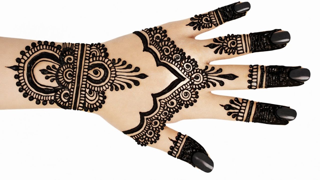 Beautiful mehandi design| very easy stylish mehndi designs||mehndi ka design | mehndi | back hand 
