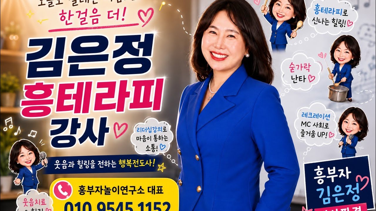 ♡흥 테라피♡ 웃음이 터지는 순간!김은정 팀장과 함께하는 웃음치료 LIVE(장구여신·숟가락난타여신)