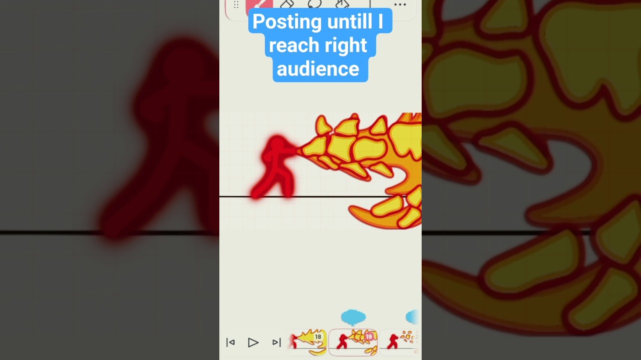 fire bending stickman animation