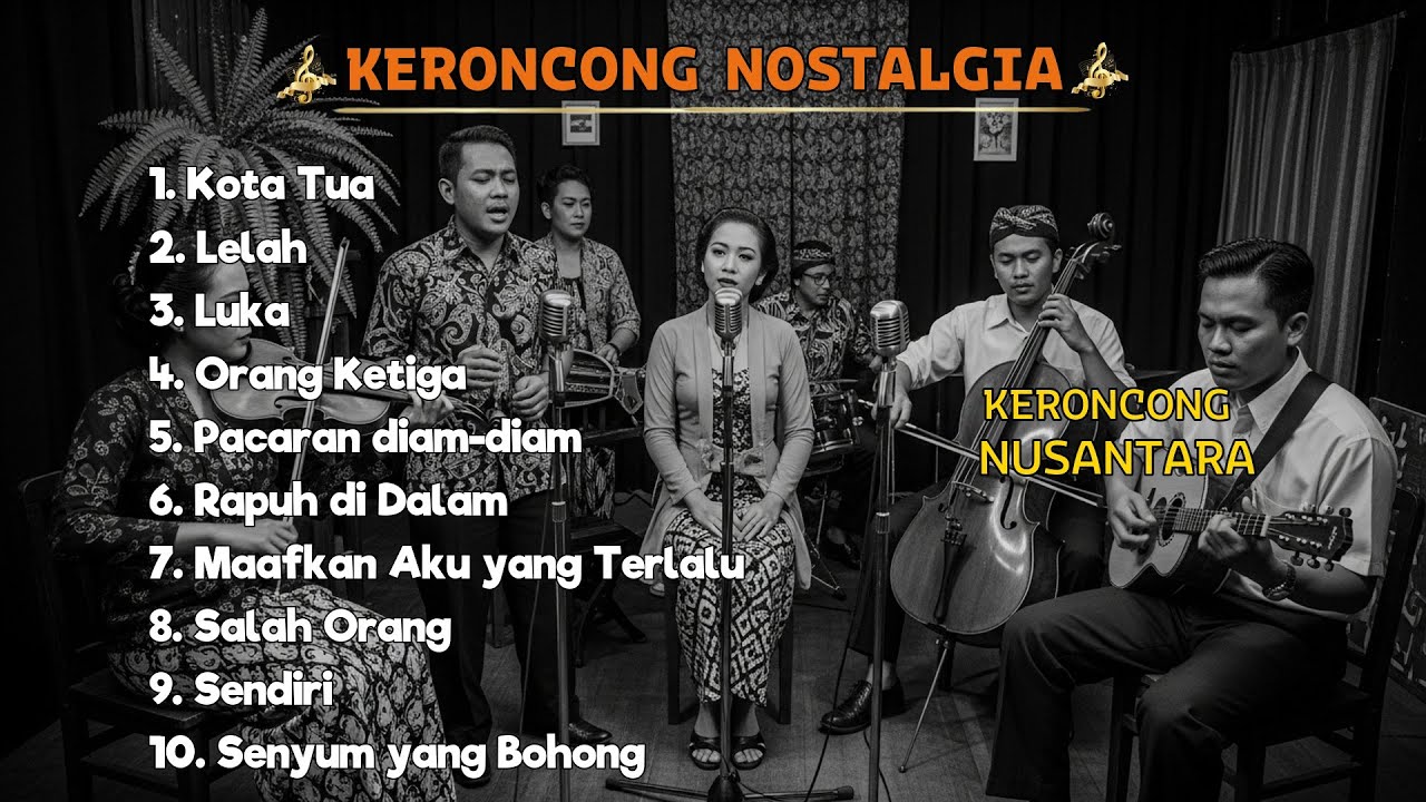 Keroncong Nusantara Kenangan Lama | Musik Indonesia Klasik untuk Relaksasi