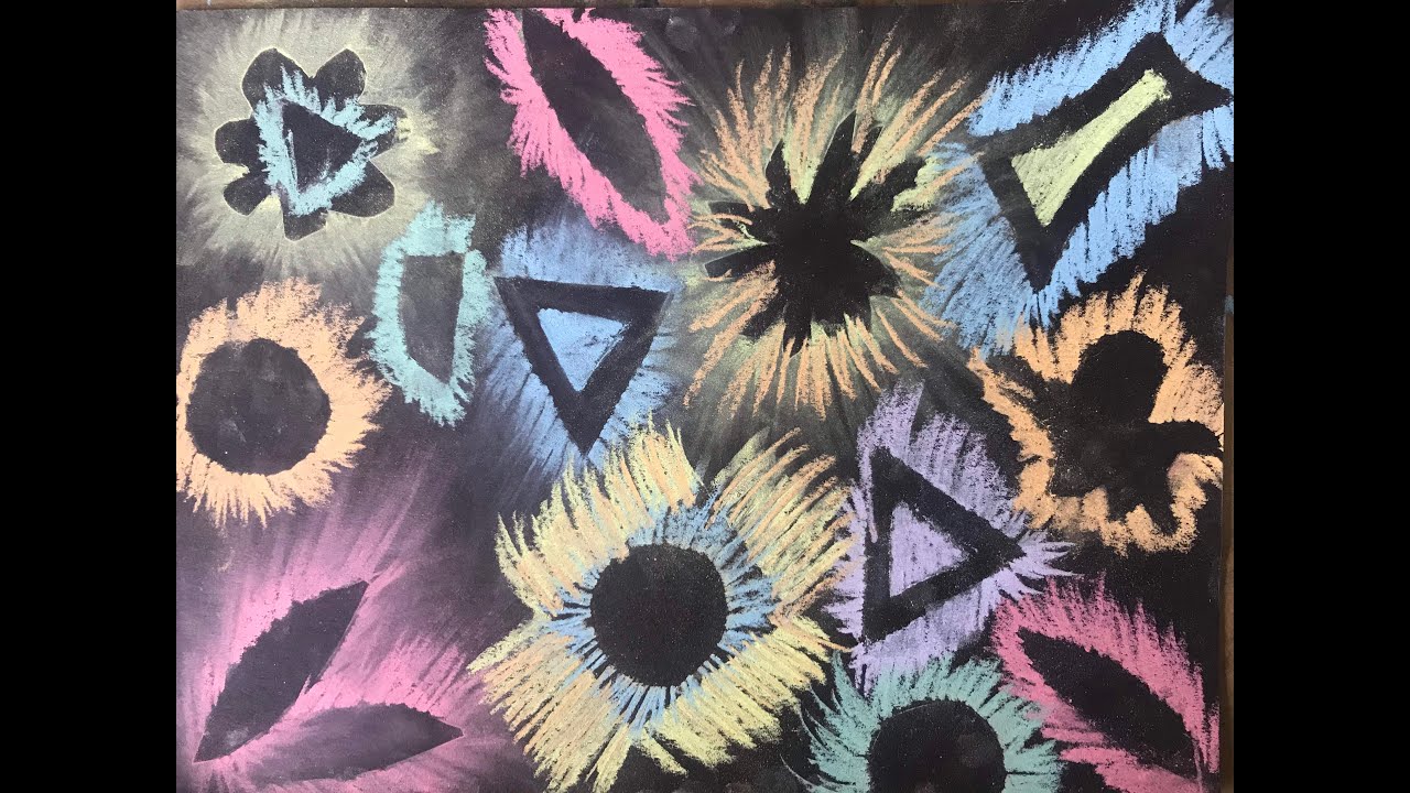 Abstract Chalk Shapes K4-5th