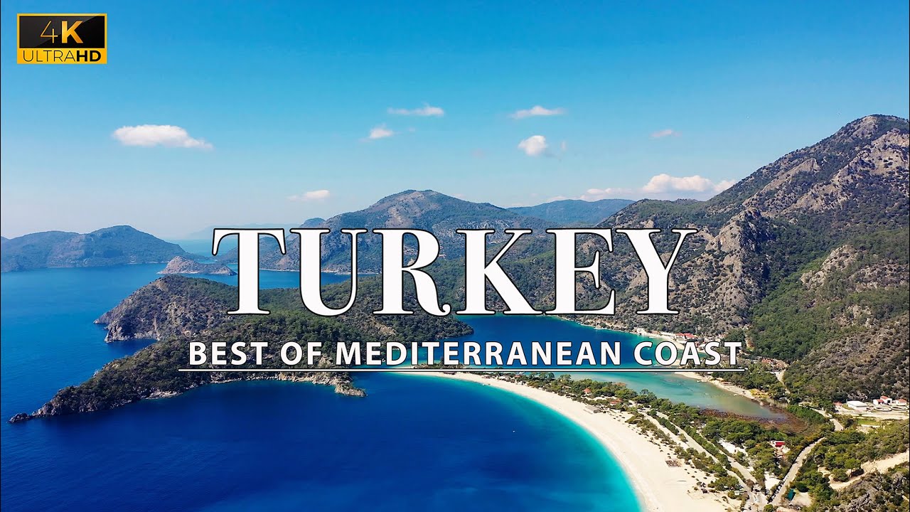 ТУРЦИЯ 🇹🇷 Вид С Воздуха [4K] Живописный Расслабляющий Фильм 🗺️ Лучшее На Средиземноморском Побережье