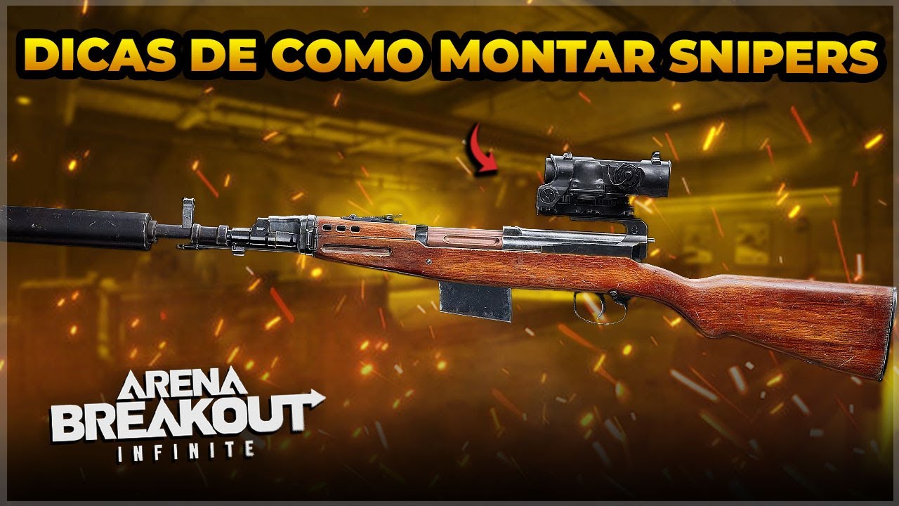 DICAS DE COMO MONTAR E JOGAR DE SNIPER NO ARENA BREAKOUT