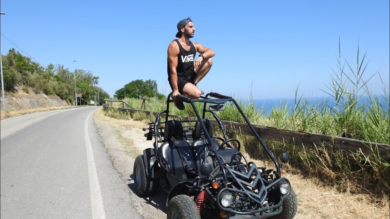 Guido per la prima volta una dune buggy Pgo 150 cc in collina #pericoloso.