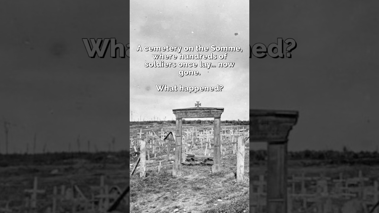 🌺 A cemetery on the Somme that no longer exists &mdash; Bazentin-le-Petit German Cemetery 🌺