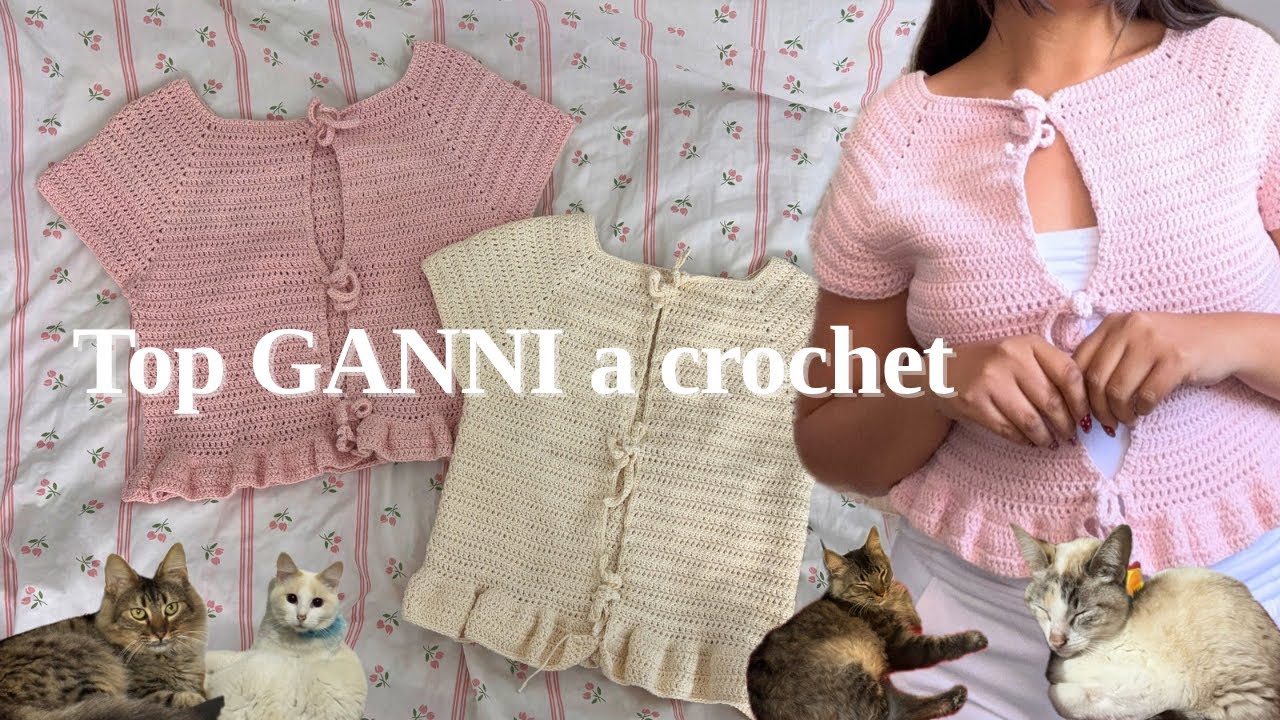 TUTORIAL | Top GANNI a crochet ⭐️