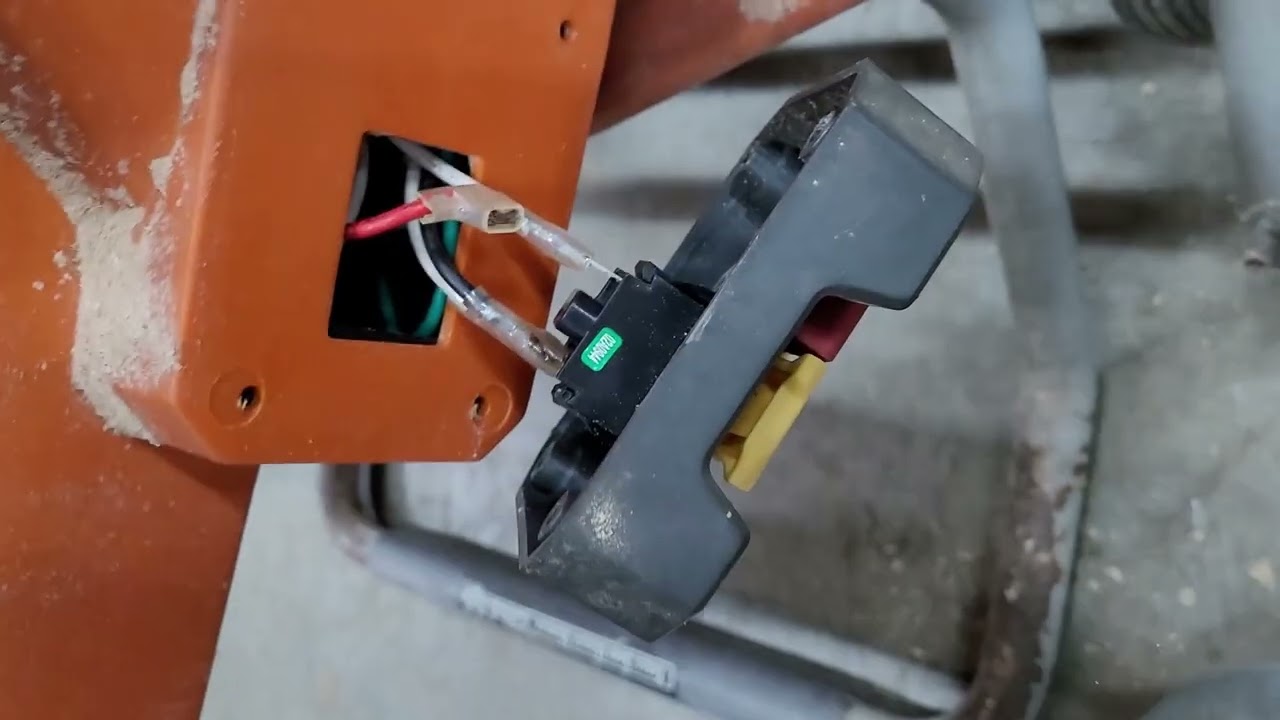 Rigid Table Saw   Switch Replacement