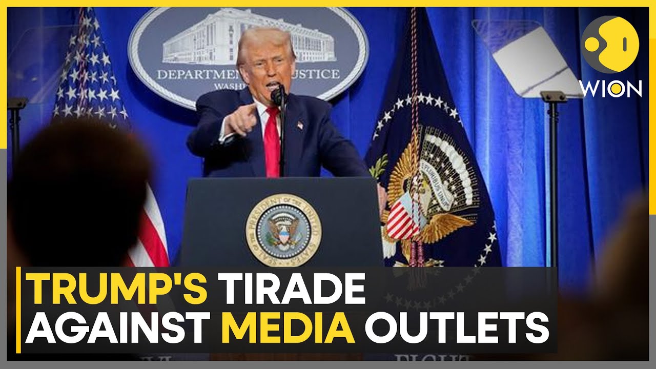 US President Trump Calls Media 'Political Arms Of The Democrat Party' | World News | WION