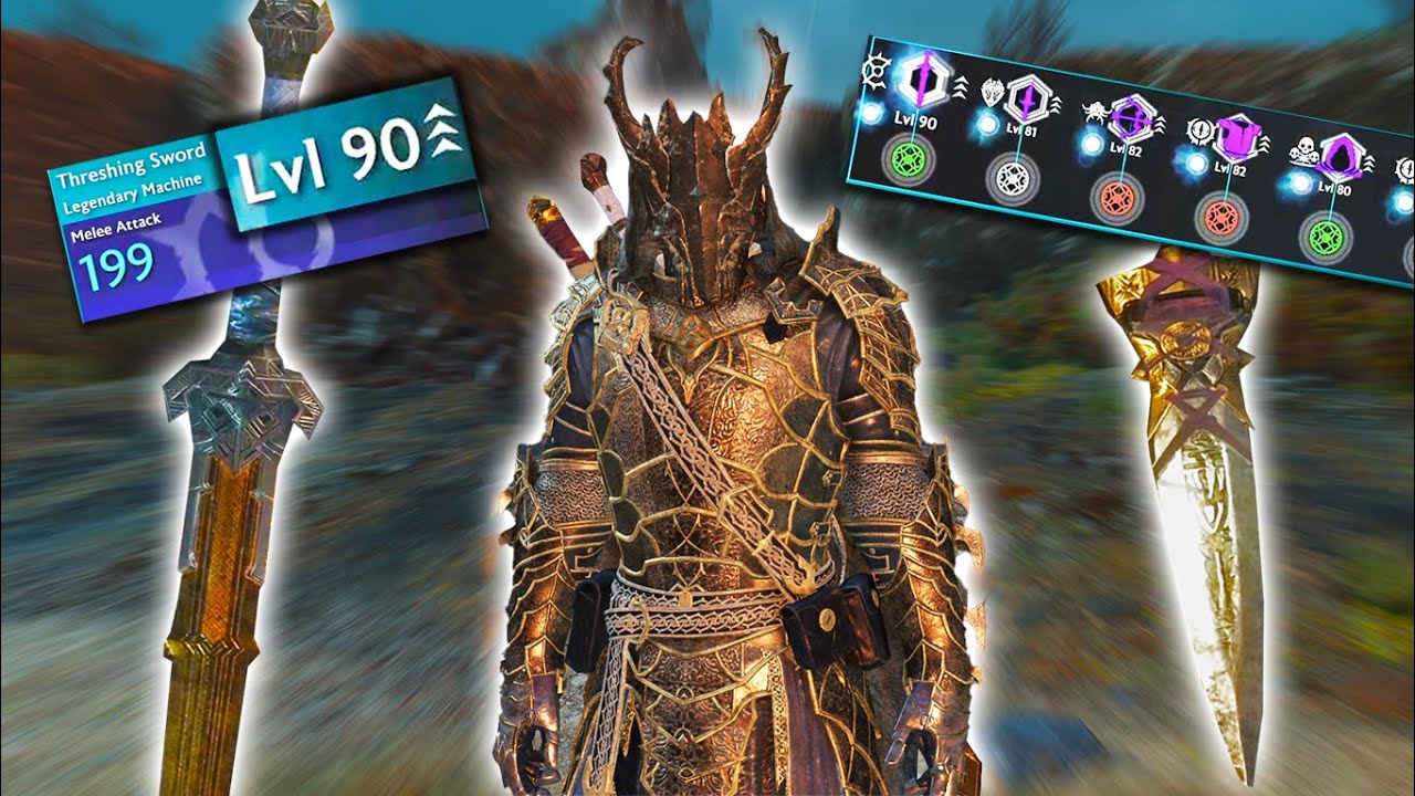 THE BEST GEAR IN SHADOW OF WAR! Weapons and Skills Guide 🔥 Most Powerful Talion 🔥 My Load Out