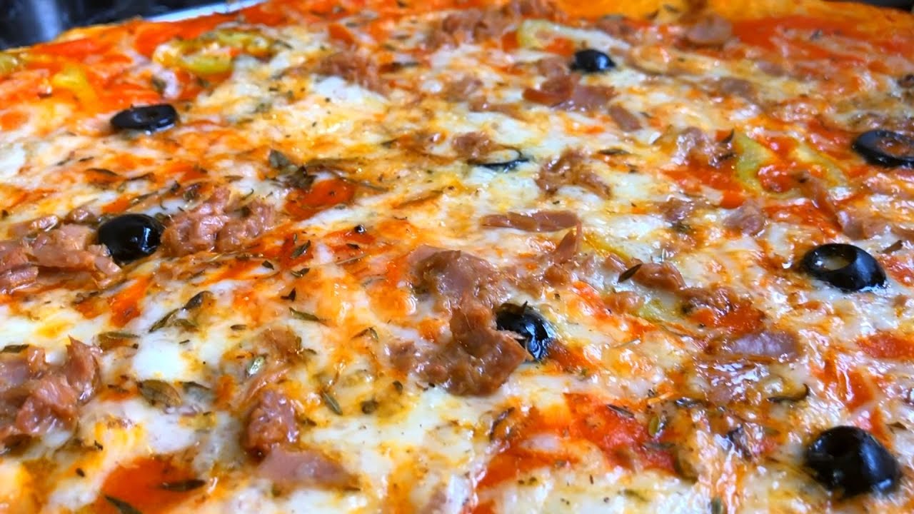 🍕 خفيف ظريف بيتزا المحلات بالتونة | Pizza au thon 🍕