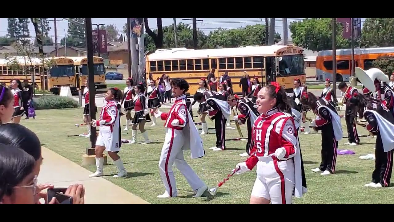 BHS 04-29-23 Mambo #5 Banning High Marching Pilots CSUDH College Signing Day Prep