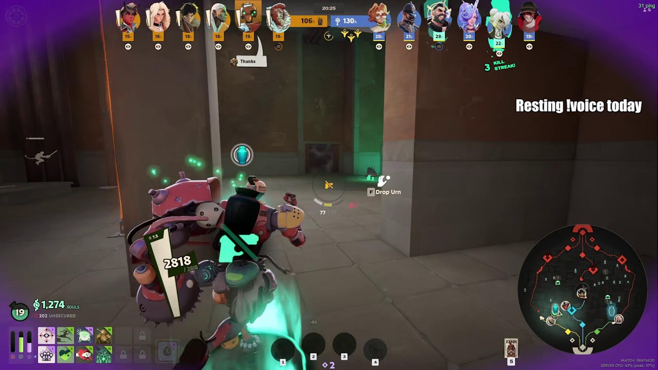 ETERNUS APOLLO! No voice or cam today:( Need to recover